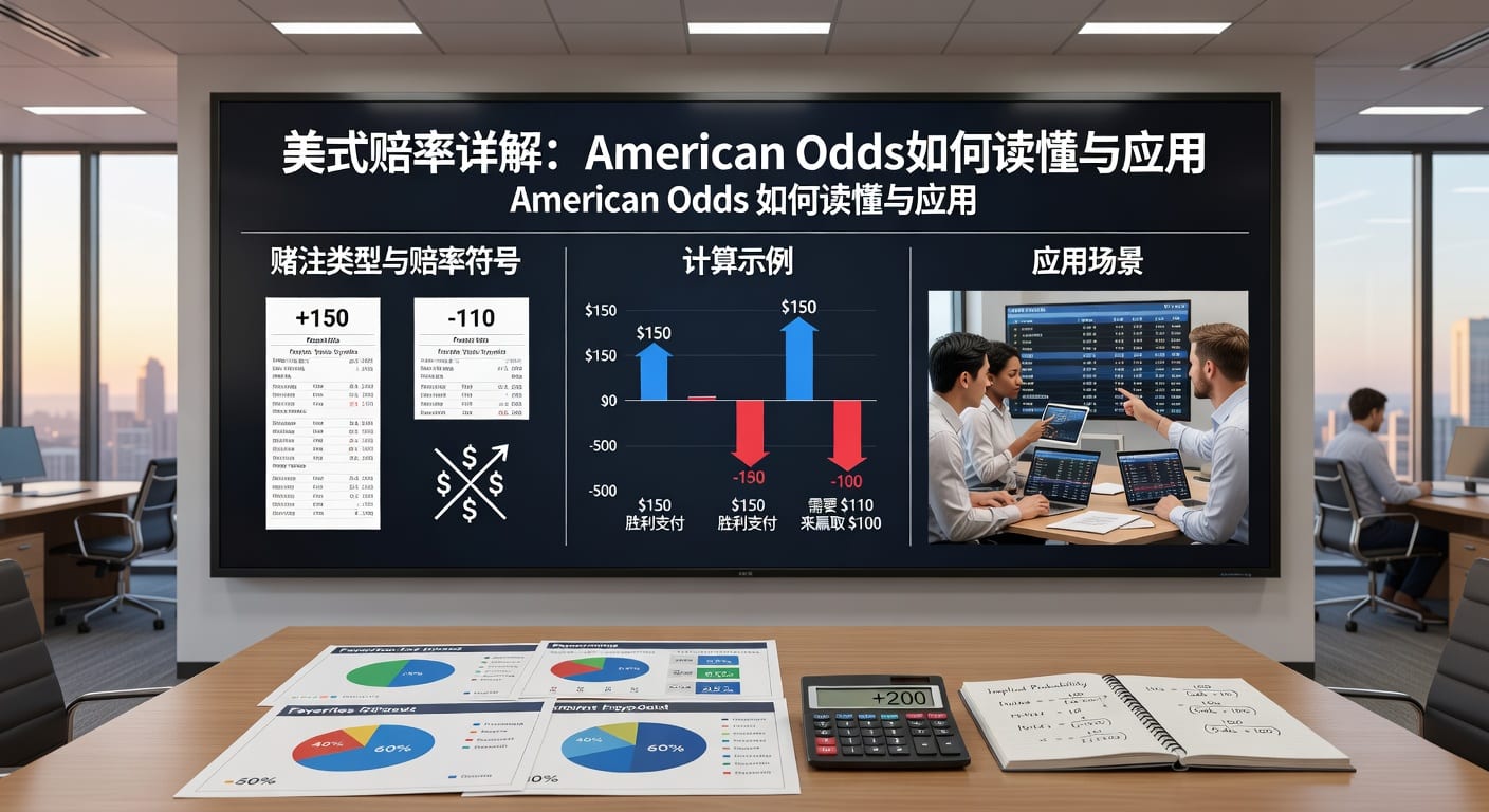 美式赔率 american odds：读法换算与临场判断｜澳门浦京威尼斯